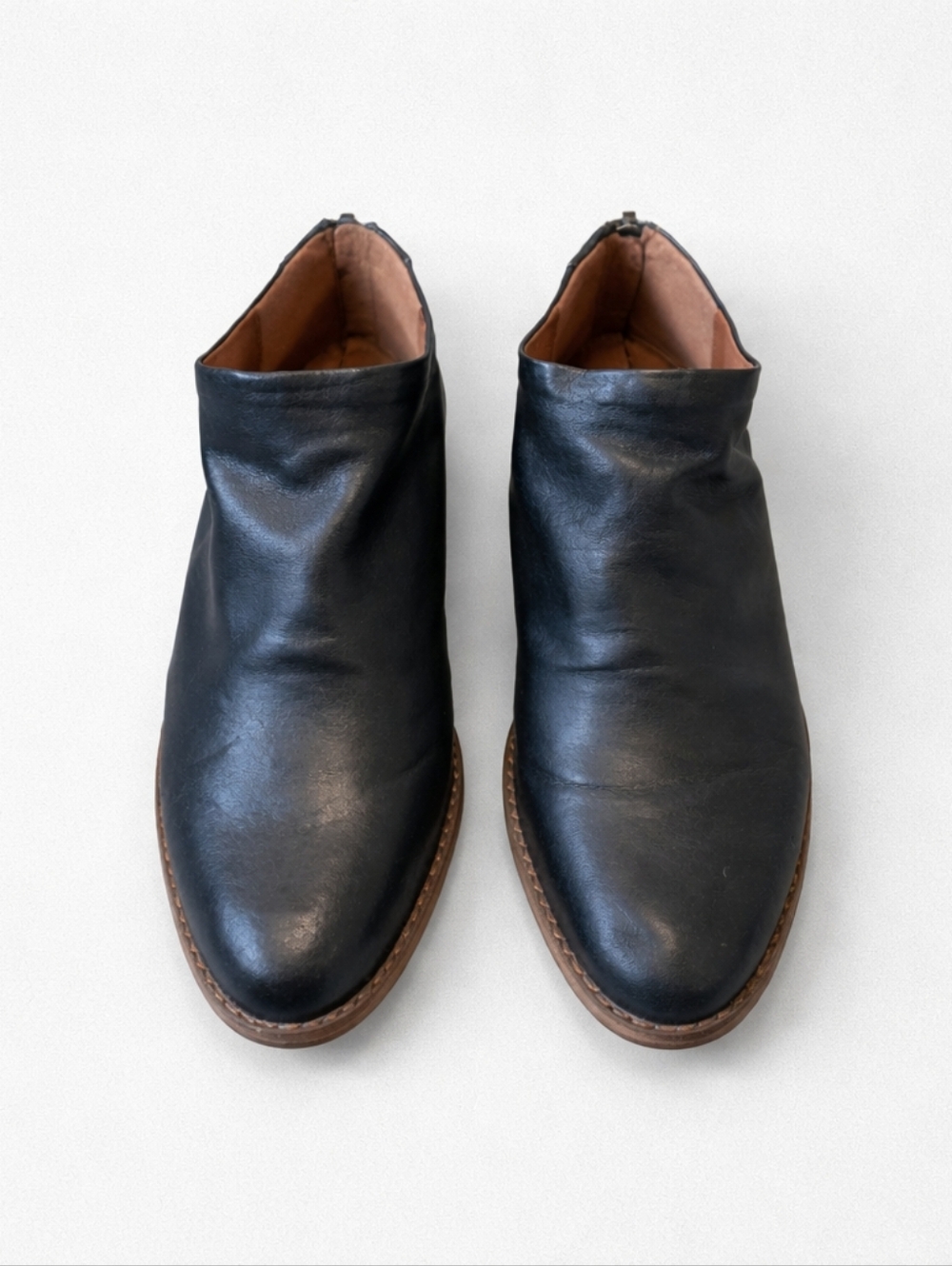 Lucky Brand Black Leather Ankle Booties – Size 7